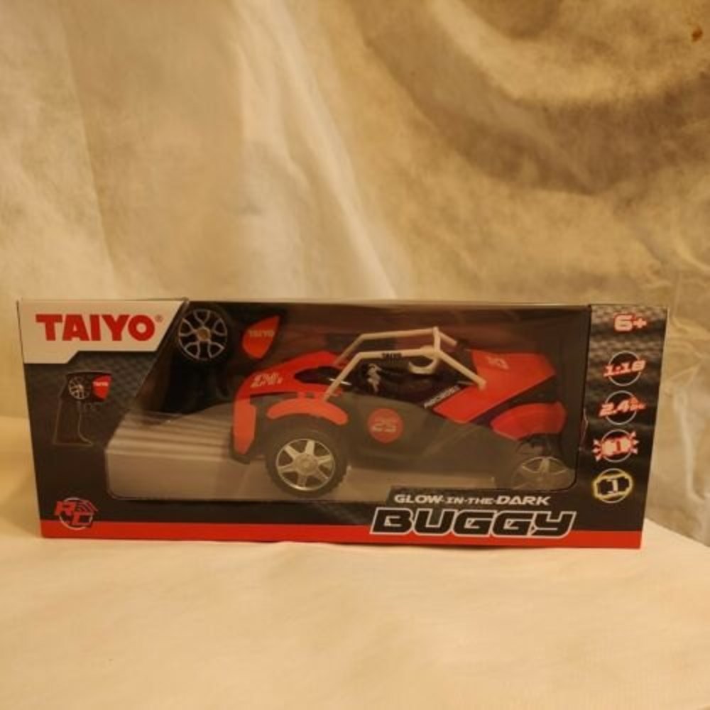 Taiyo Aircross  Red Glow In The Dark Dune Buggy Remote Control Car 2.4GHz New